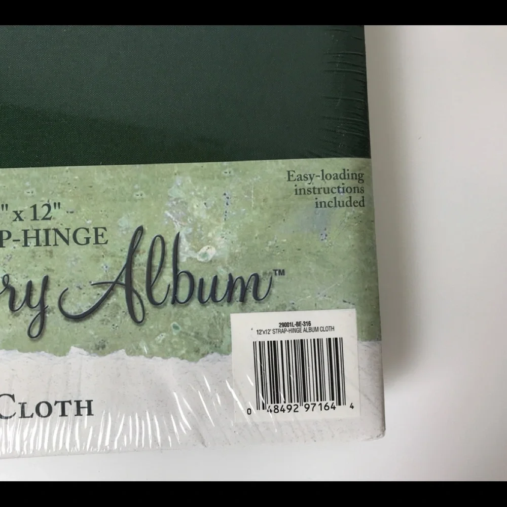 Westrim Crafts Memory Album 12 x 12 Green Cloth Sealed New